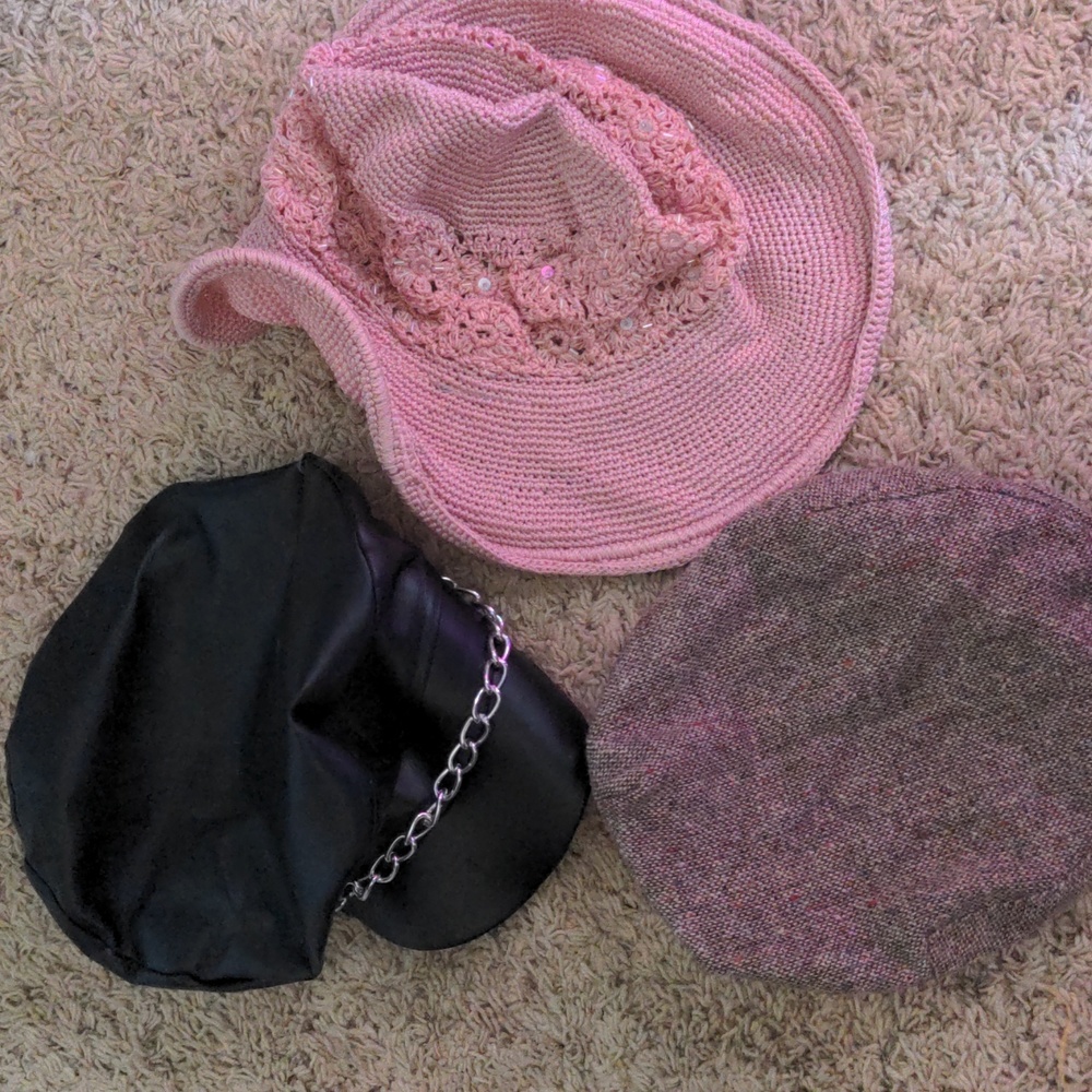 Assortment of kids hats